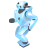 Dancing Robot Icon 48x48 png